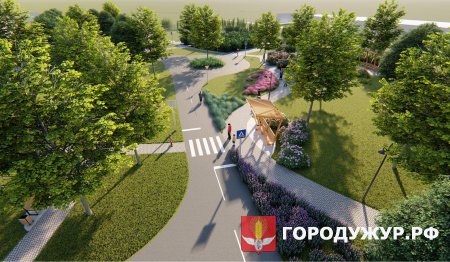 В 2022 году в Ужуре продолжатся работы по благоустройству центрального парка